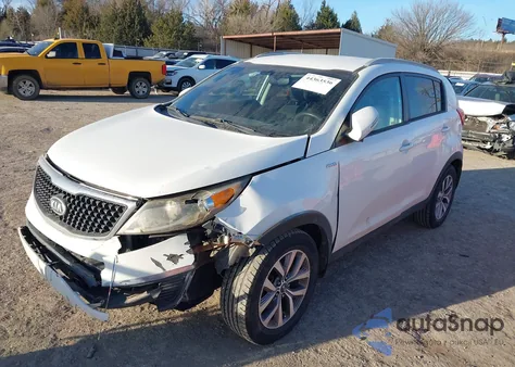 2015 Kia Sportage Lx z USA, uszkodzony, nr VIN KNDPBCAC9F7766084